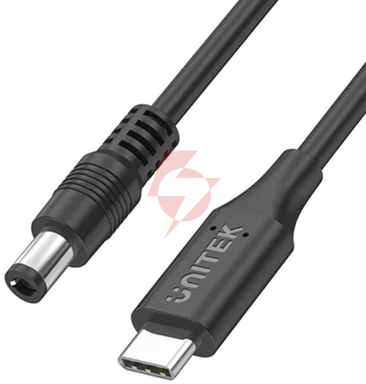 Kabel zasilający unitek do laptopa acer 65w usb-c - dc5,5