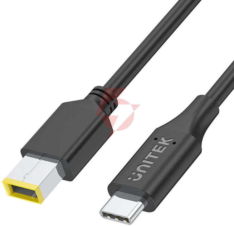 Kabel zasilający unitek do lenovo  65w usb-c - dc11*4,5mm