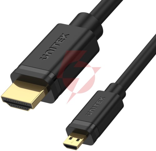Unitek kabel micro hdmi - hdmi 2.0 4k 60hz 2 m