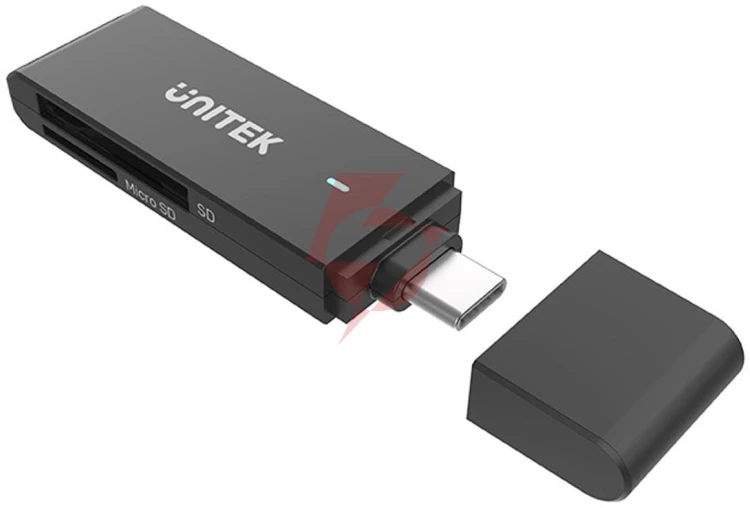 Unitek czytnik kart sd i microsd usb-c