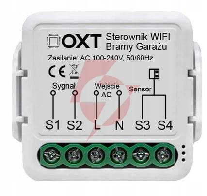 Moduł oxt do bramy garażu wi-fi tuya (t210gl) bez sensora