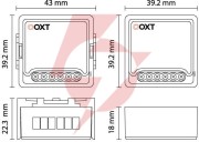 Moduł oxt do bramy garażu wi-fi tuya (t210gl) bez sensora