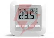 Przewodowy  dwustanowy regulator pokojowy biały st-295v3 tech sterowniki