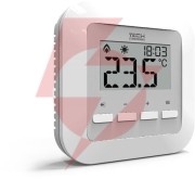 Przewodowy  dwustanowy regulator pokojowy biały st-295v3 tech sterowniki