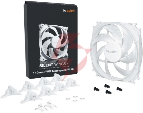 Wentylator be quiet! silent wings 4 pwm white high-speed 140mm biały