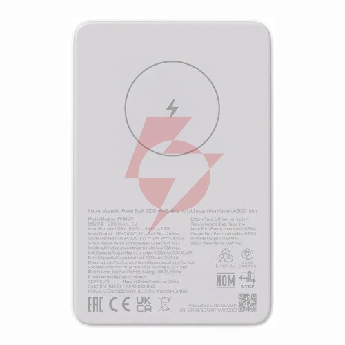 Powerbank xiaomi magnetic power bank 5000mah