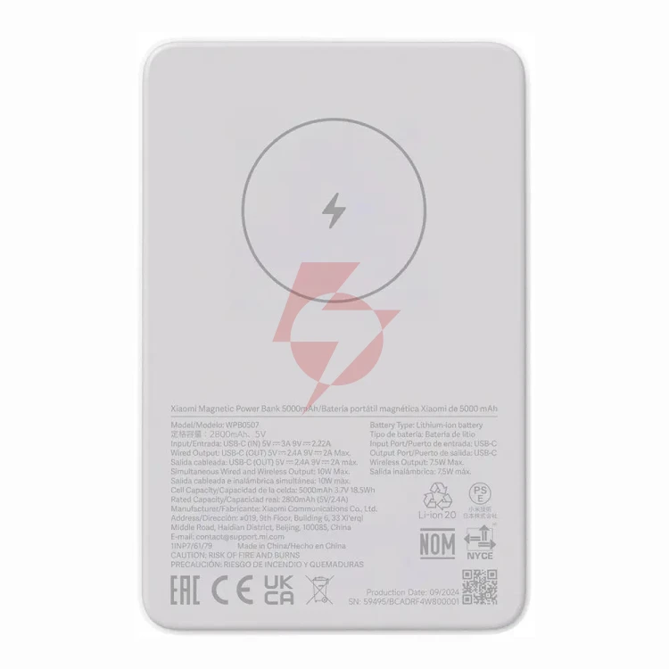 Powerbank xiaomi magnetic power bank 5000mah