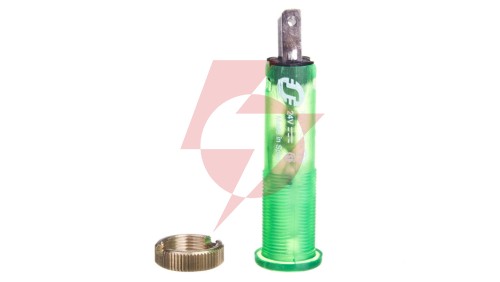Lampka sygnalizacyjna 8mm zielona 24V DC XVLA233