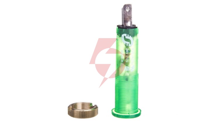 Lampka sygnalizacyjna 8mm zielona 24V DC XVLA233
