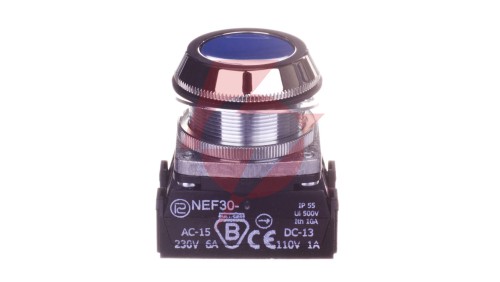 Przycisk sterowniczy 30mm niebieski 1Z 1R z samopowrotem W0-NEF30-K XY N