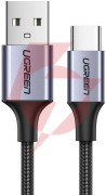 Kabel ugreen us288 usb-a / usb-c qc 3.0 3a 2m - szary