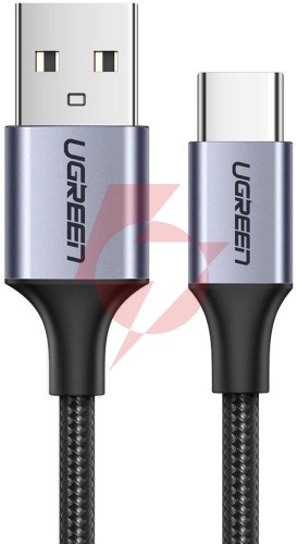 Kabel ugreen us288 usb-a / usb-c qc 3.0 3a 2m - szary