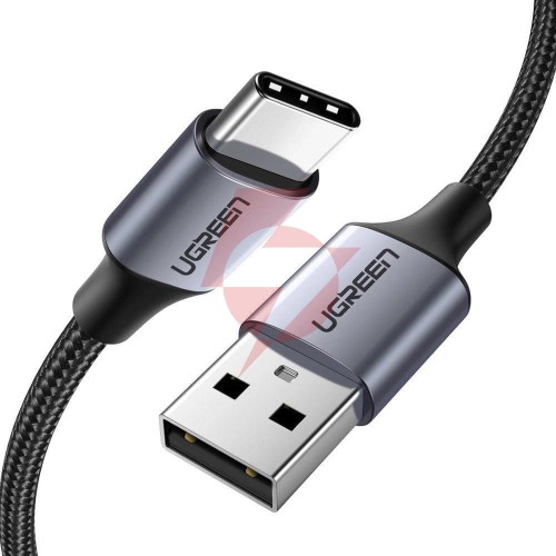 Kabel ugreen us288 usb-a / usb-c qc 3.0 3a 2m - szary