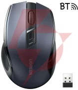 Mysz optyczna ugreen mu006 bezprzewodowa usb 2.4ghz / bluetooth 5.0 4000 dpi - czarna