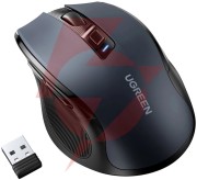 Mysz optyczna ugreen mu006 bezprzewodowa usb 2.4ghz / bluetooth 5.0 4000 dpi - czarna