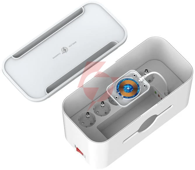 Listwa antyprzepięciowa z zabezpieczeniem energizer 5x schuko 2x usb-a 1x usb-c 2500w 10a kabel 2m