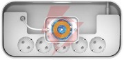 Listwa antyprzepięciowa z zabezpieczeniem energizer 5x schuko 2x usb-a 1x usb-c 2500w 10a kabel 2m