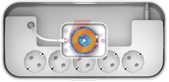 Listwa antyprzepięciowa z zabezpieczeniem energizer 5x schuko 2x usb-a 1x usb-c 2500w 10a kabel 2m