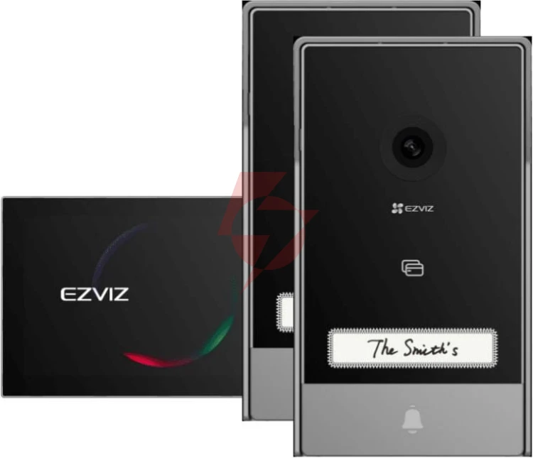 Zestaw wideodomofonowy ezviz hp7 z dwoma panelami bramowymi 3mp