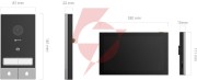 Zestaw wideodomofonowy dwurodzinny ezviz hp7 z dwoma monitorami