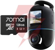 Wideorejestrator 70mai x800 omni 4k/gps/wifi czarny + karta sd 70mai 128gb