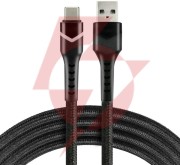Kabel usb-a / usb-c rgb led everactive cbb-1cbr 100cm 3a