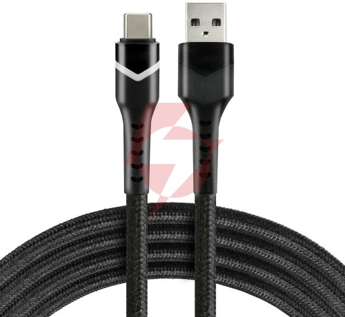 Kabel usb-a / usb-c rgb led everactive cbb-1cbr 100cm 3a