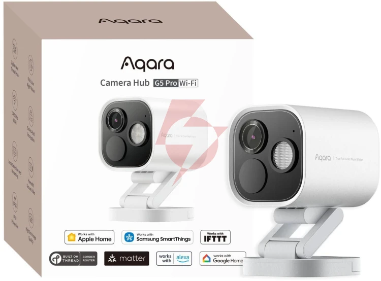 Aqara camera hub g5 pro wi-fi biała | kamera ip | 1520p, zigbee, ch-c07dw
