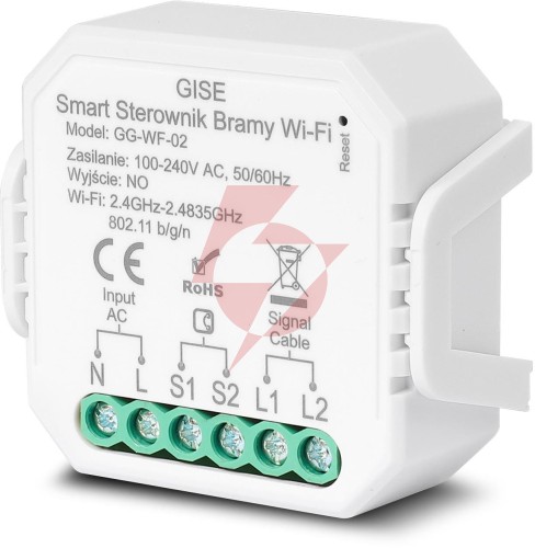 Gise smart moduł do sterowania bramą wifi z czujnikiem otwarcia | tuya | gg-wf-02