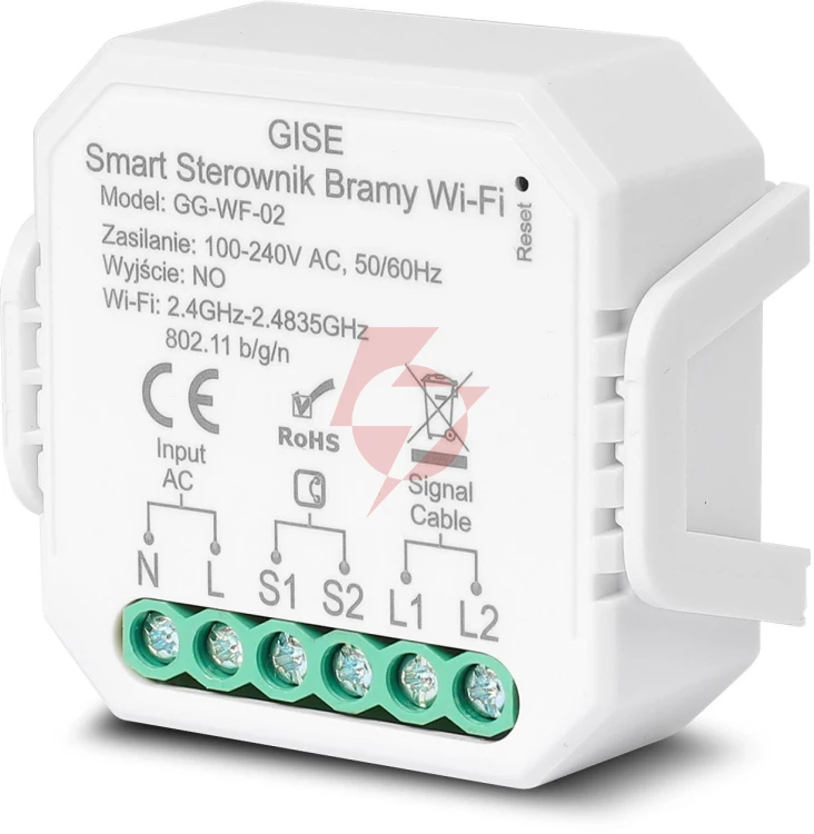 Gise smart moduł do sterowania bramą wifi z czujnikiem otwarcia | tuya | gg-wf-02