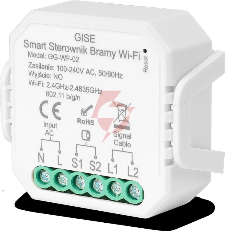 Gise smart moduł do sterowania bramą wifi z czujnikiem otwarcia | tuya | gg-wf-02