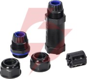 Konektor mufa kablowa prosta m25 ip68, 5x6mm², 450v/30a or-ae-13604