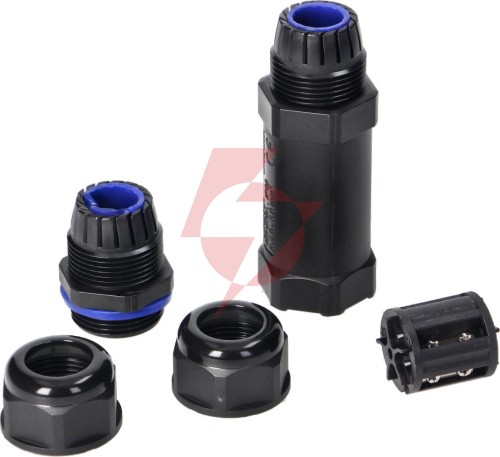 Konektor mufa kablowa prosta m25 ip68, 5x6mm², 450v/30a or-ae-13604