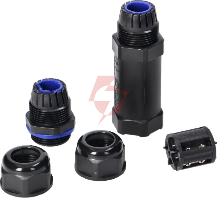 Konektor mufa kablowa prosta m25 ip68, 5x6mm², 450v/30a or-ae-13604