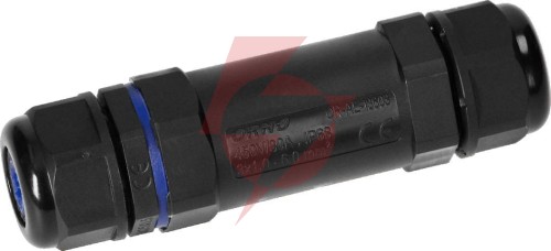 Konektor mufa kablowa prosta ip68, m25, 3x6mm², 450v/30a or-ae-13603