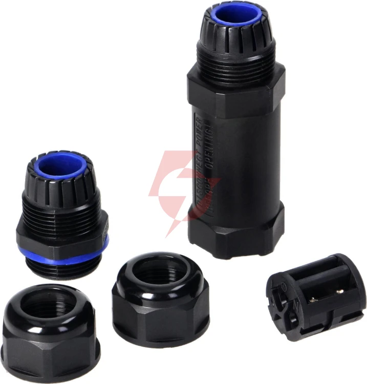 Konektor mufa kablowa prosta ip68, m25, 3x6mm², 450v/30a or-ae-13603
