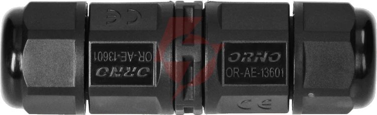 Konektor mufa kablowa prosta ip68, 3x4mm², 450v/25a or-ae-13601