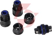 Konektor mufa kablowa prosta ip68, 3x4mm², 450v/25a or-ae-13601