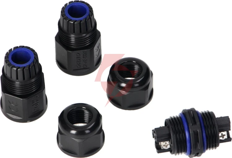 Konektor mufa kablowa prosta ip68, 3x4mm², 450v/25a or-ae-13601