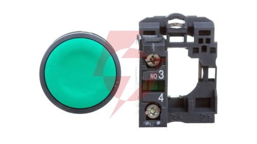 Przycisk sterowniczy 22mm zielony 1Z 0R z samopowrotem XB5AA31
