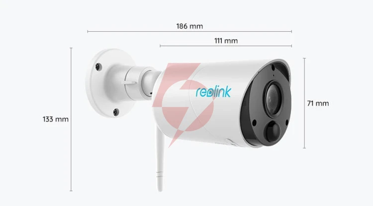 Kamera ip reolink argus series b320 bateryjna 3mp wi-fi 