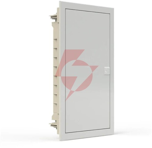 Plastikowa obudowa instalacyjna z drzwiami metalowymi, podtynk., ip40, 3 rzędy, 36 modułów noark pmf