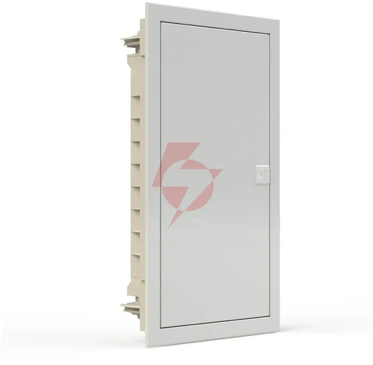 Plastikowa obudowa instalacyjna z drzwiami metalowymi, podtynk., ip40, 3 rzędy, 36 modułów noark pmf