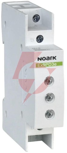 Lampka sygnalizacyjna, 230/400v ac/dc, 3 x czerwony led ex9pd3e. noark 106313