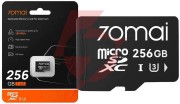 Wideorejestrator 70mai x800 omni 4k/gps/wifi czarny + karta sd 70mai 256gb
