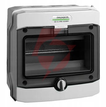 Plastikowa obudowa instalacyjna natynkowa ip65, 1x6 modułów. phs 6t noark 113262