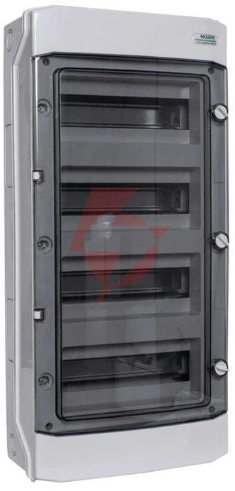 Plastikowa obudowa instalacyjna natynkowa ip65 4x12 modułów. phs 48t noark 110814