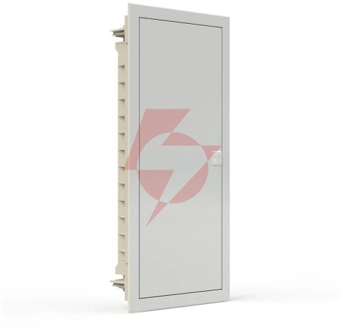 Plastikowa obudowa instalacyjna z drzwiami metalowymi, podtynk., ip40, 5 rzędów, 60 modułów noark pm