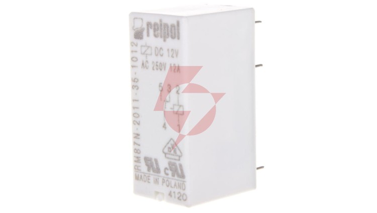 Przekaźnik miniaturowy 1P 12V DC PCB AgNi RM87N-2011-35-1012 600180