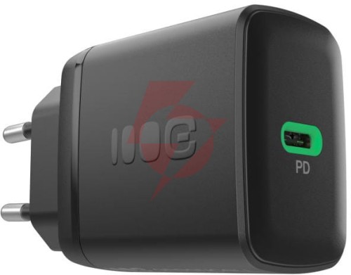 Ładowarka sieciowa greencell powersource solo30 30w 1xusb-c pd 3.0 qc 4.0+ czarna
